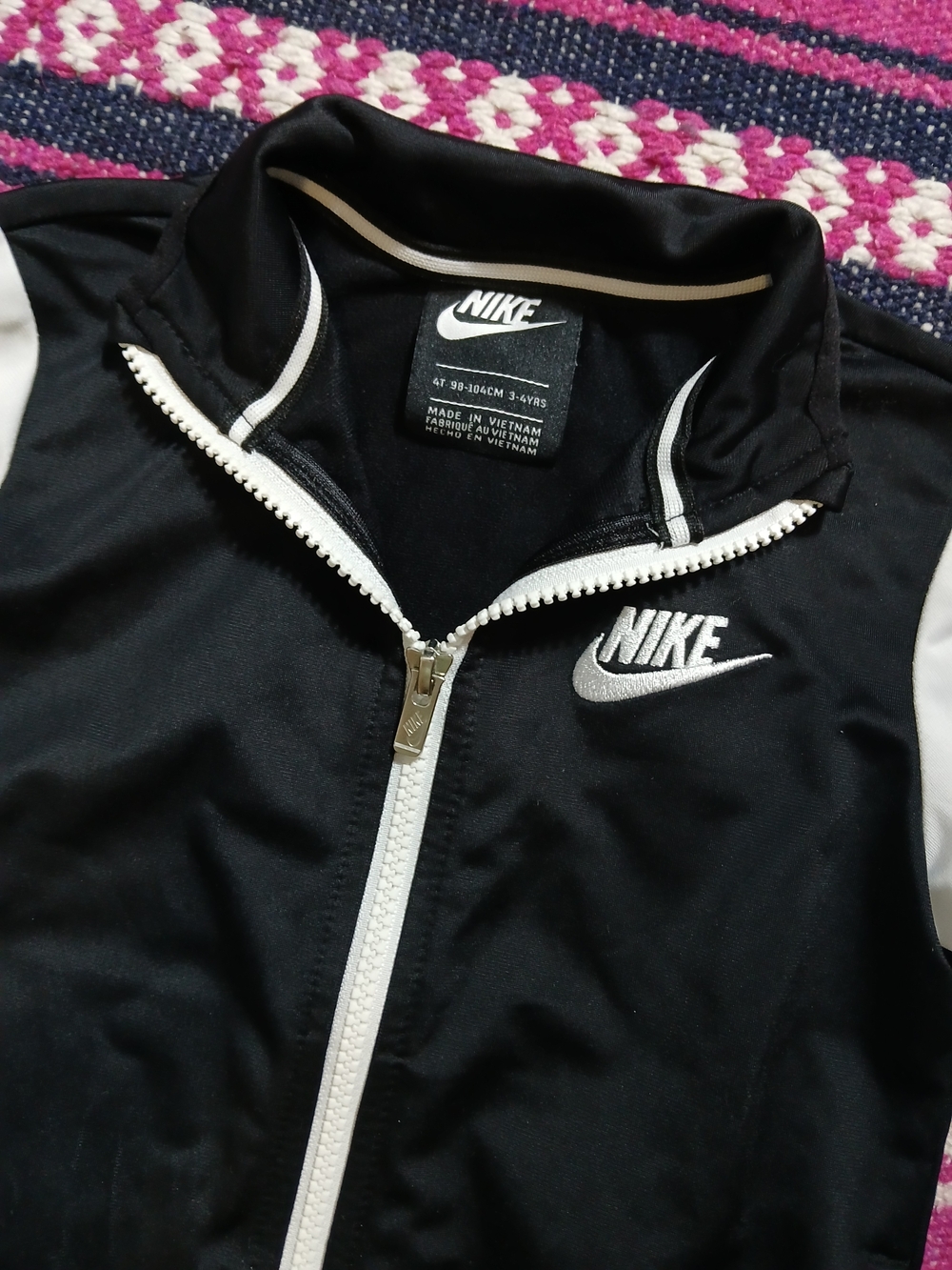 Nike Boys' Futura Tricot "Just Do It" Full-Zip Track Jacket 4T
